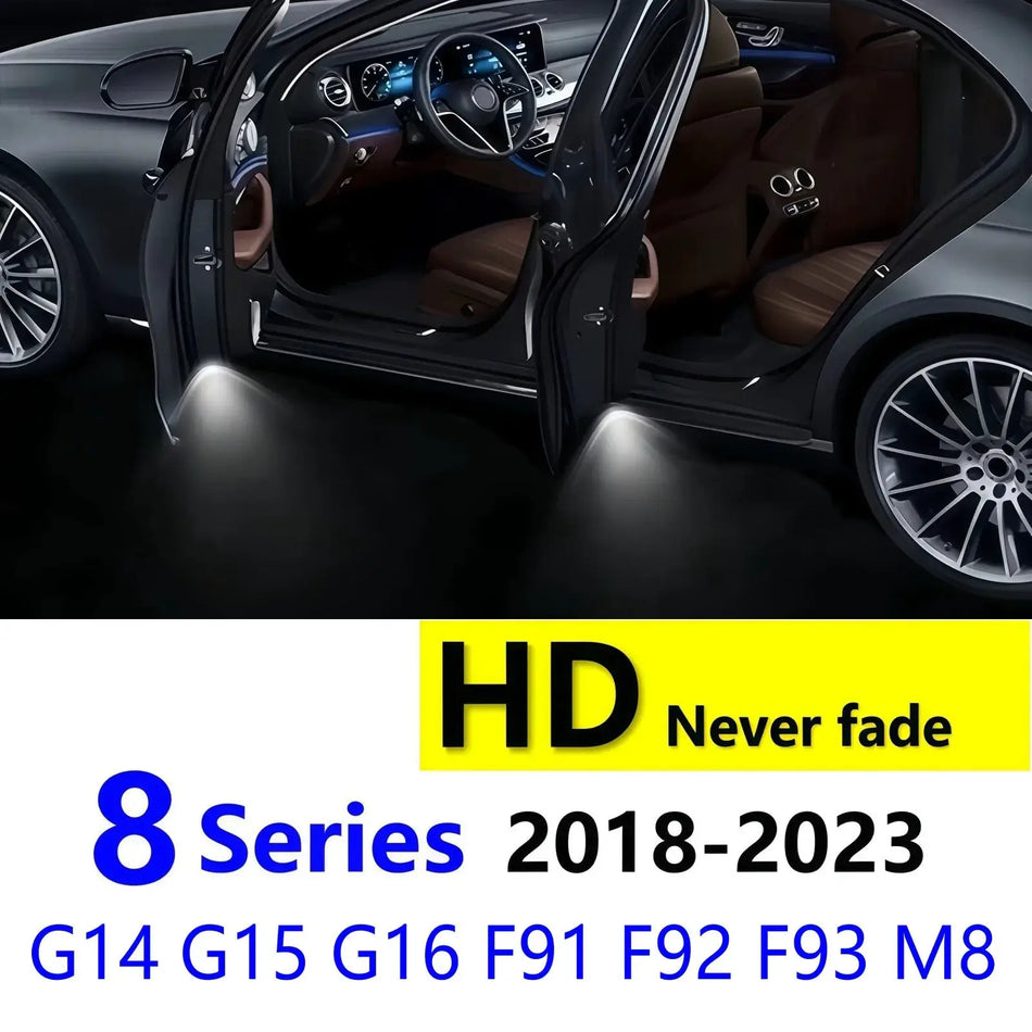 HD G14 G15 G16 F91 F92 F93 M8 Coupe 840i 840d 850i 850d 2018-2023 2022 For BMW 8 Series Accessories Led Car Door Projector Light by InterCyprus Trading Ltd