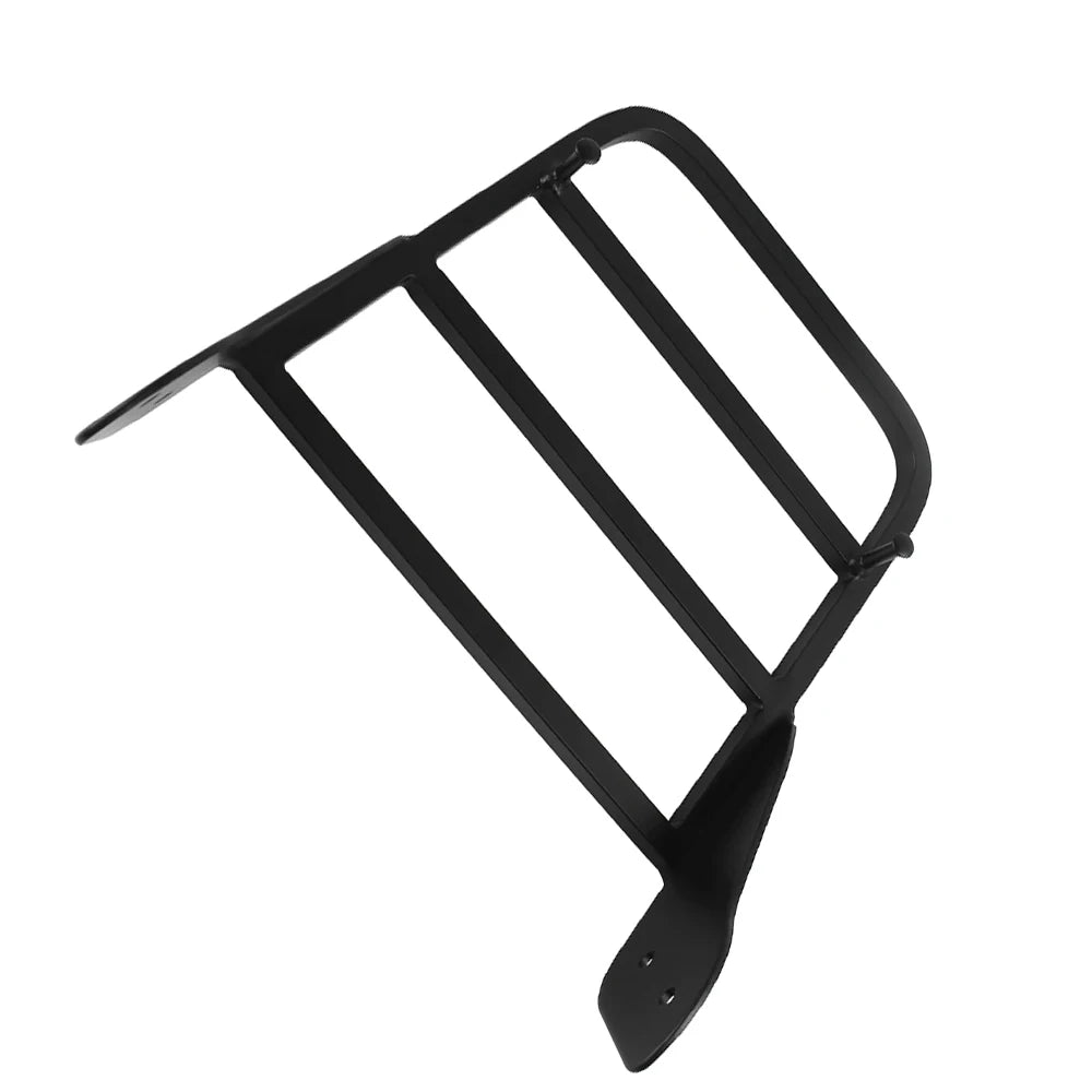 Black Motorcycle Rear Sissy Bar Luggage Rack &ndash; Durable Steel Construction for Yamaha V-Star 400 650 1100 XVS Classic