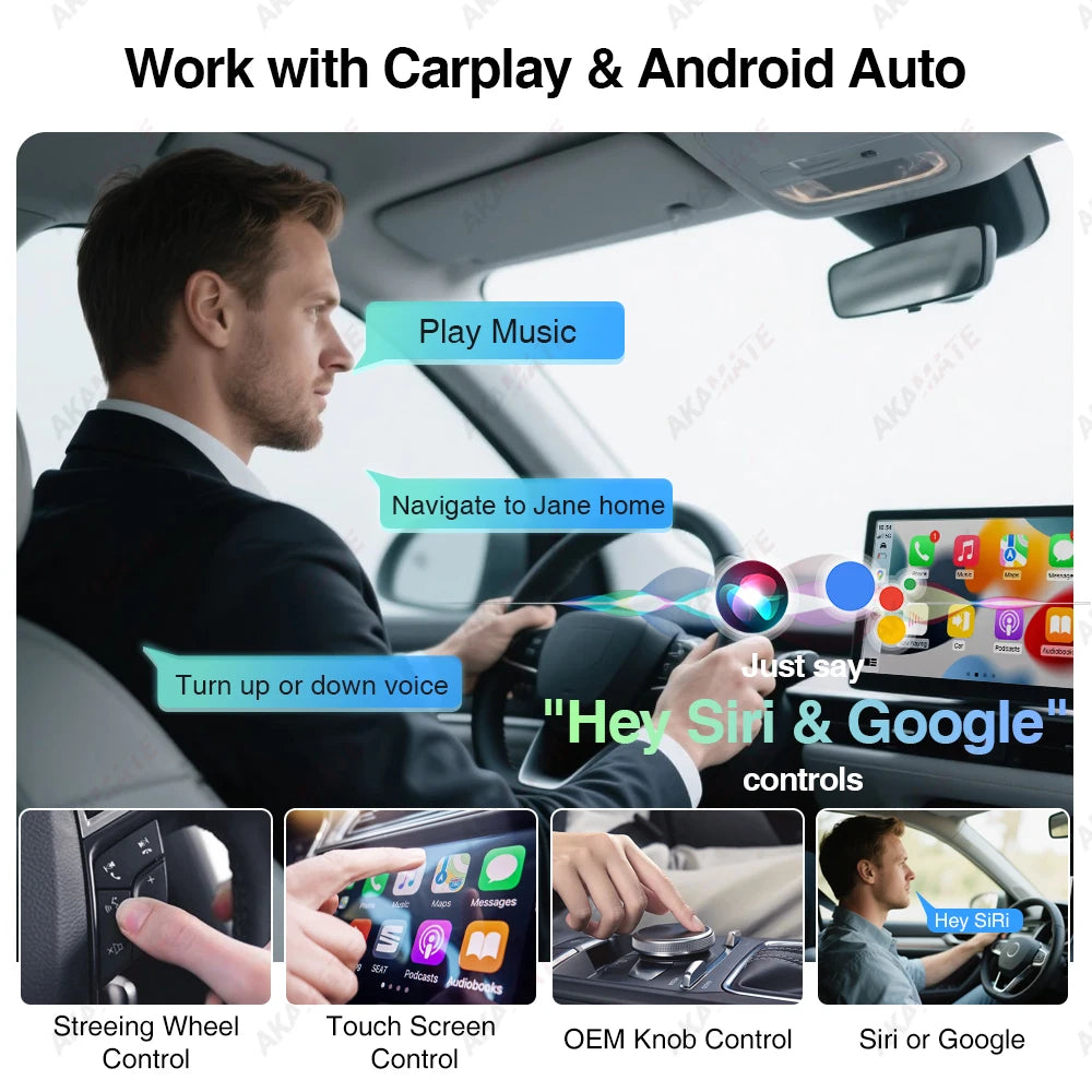 Wireless Mini CarPlay Adapter &ndash; Wired to Wireless CarPlay