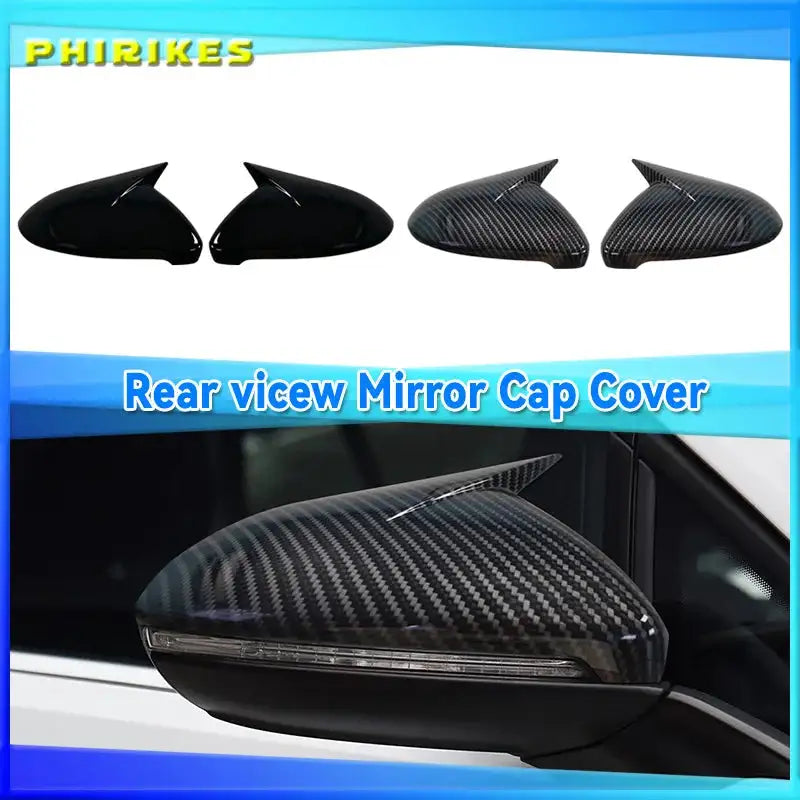 VW Golf 7 Mirror Cover Trim Gloss Black 2 Piece Set