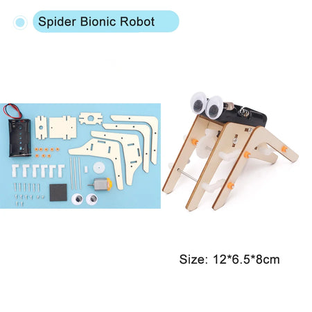 QXLRM DIY Educational Science Kit &ndash; Engaging Hands-On Learning Experience Spider Bionic Robot