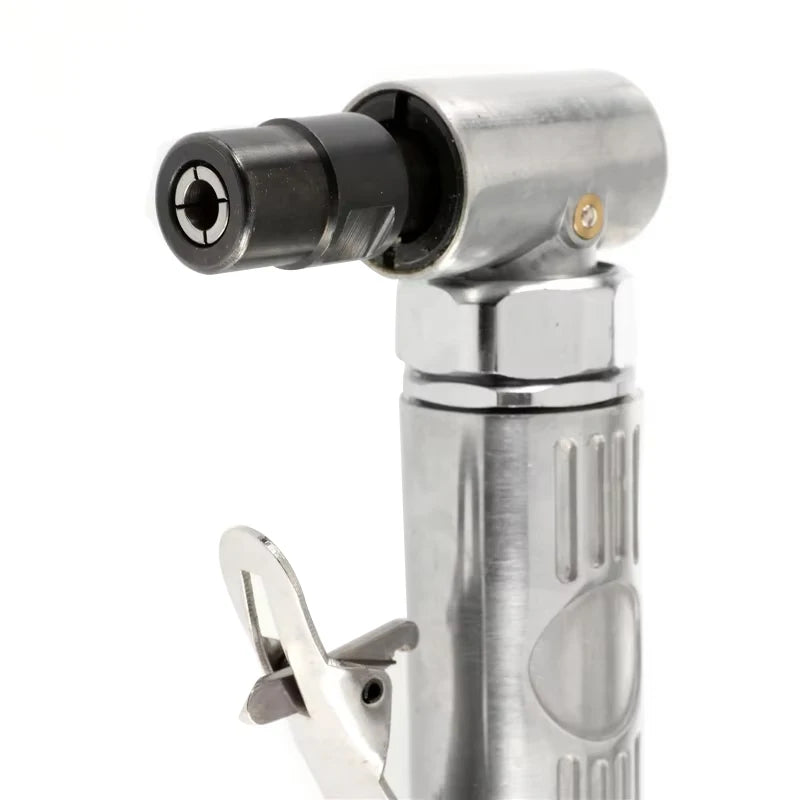 Mini 1/4 Air Angle Die Grinder 90 Degree - Safety Trigger