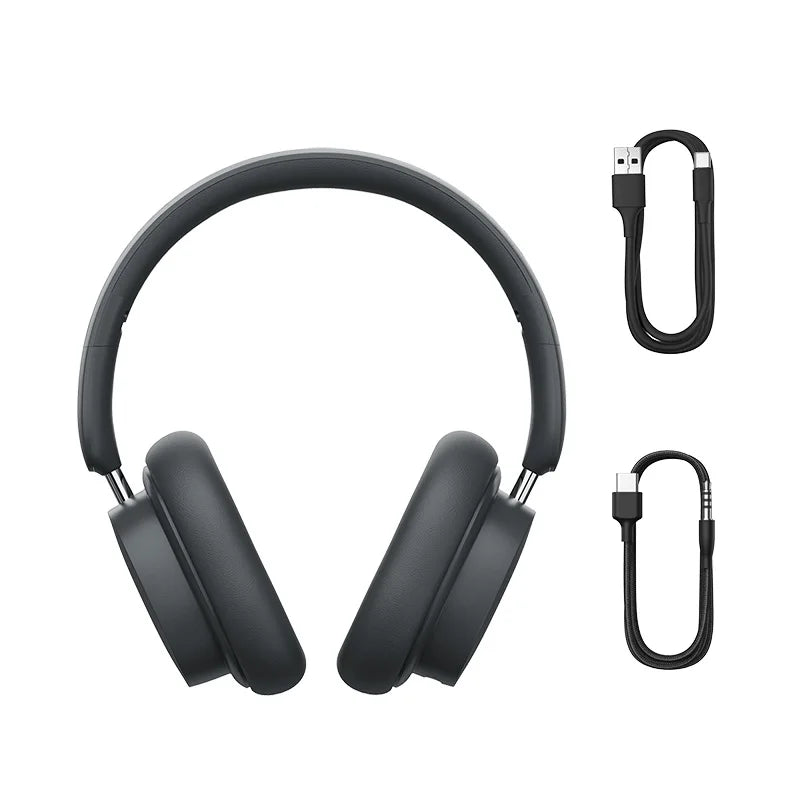 Baseus Wireless Headphones &ndash; 70 Hour Battery Life HiFi Gray / CHINA