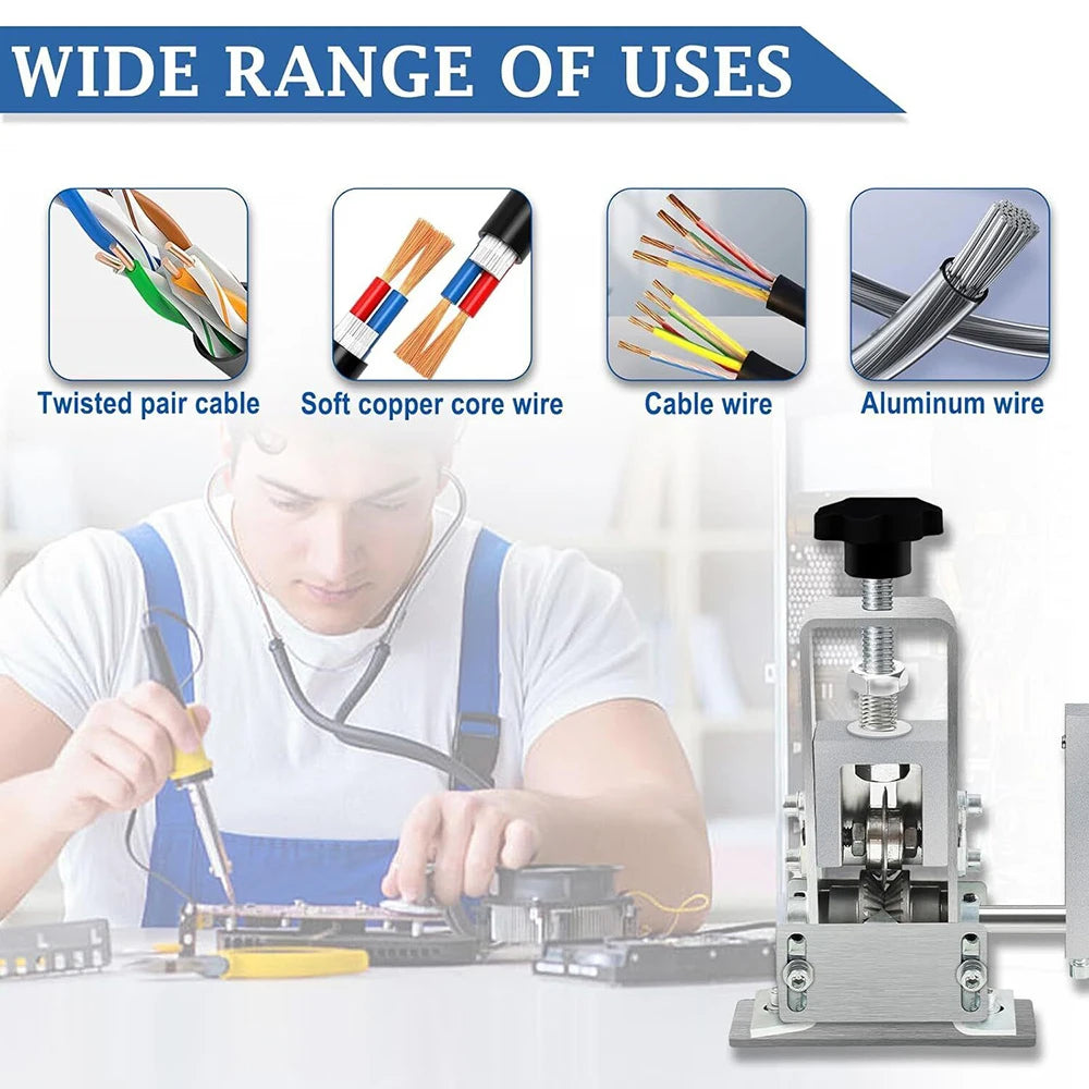 Manual Cable Stripping Machine 25mm &ndash; Covers 1.5 To 25 Mm