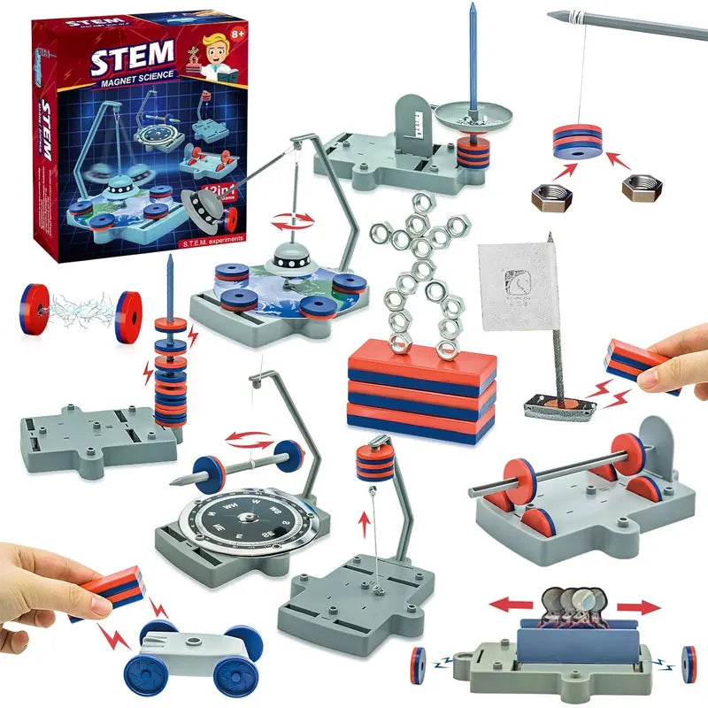 STEAM 12-in-1 Magnetic Science Kit &ndash; Educational STEM Gift