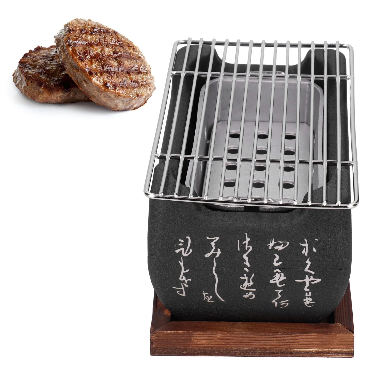 Japanese Barbecue Grill Mini &ndash; Portable Aluminium Grill