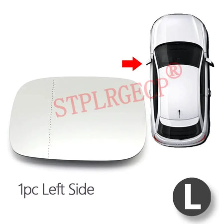 Driver or Passenger Rearview Side Mirror Lens Door Wing Mirrors Glass with Heating for Volvo V70 XC70 07-10 XC90 07-14 by InterCyprus Trading Ltd