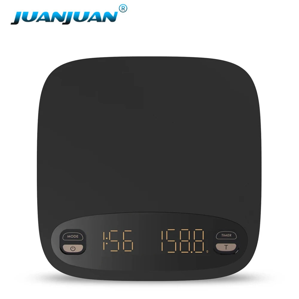 2KG 0.1G Digital Coffee Scale &ndash; With Timer And USB Charging