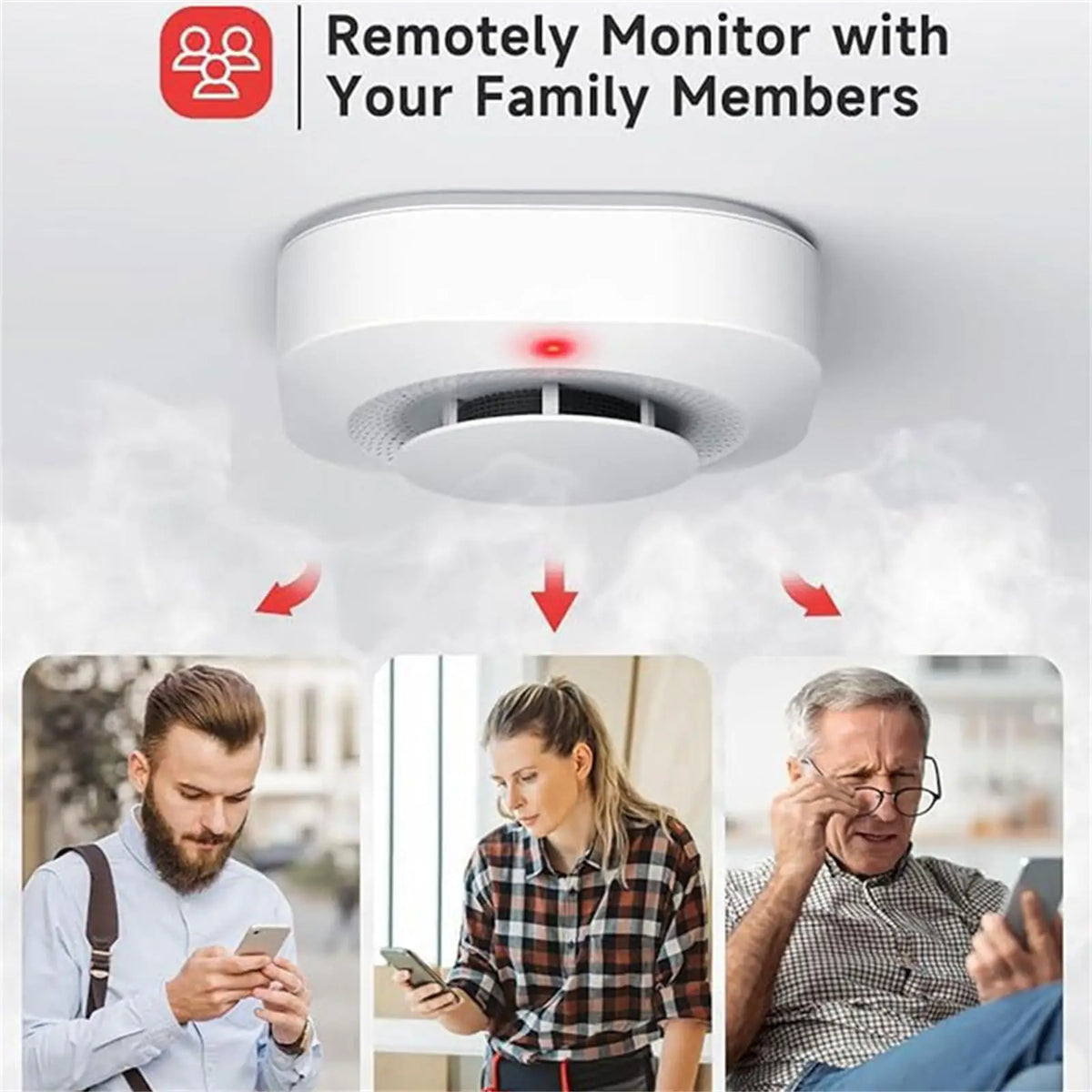Tuya WiFi Smoke Sensor S11W &ndash; High Sensitivity Alarm