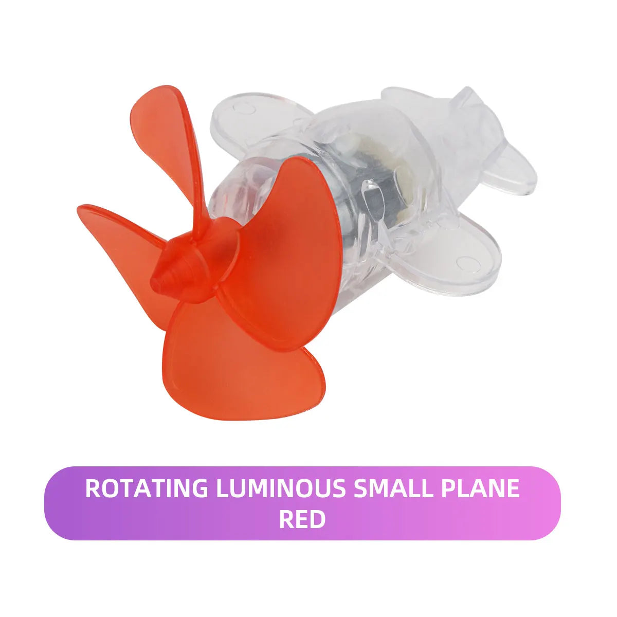 Wind Powered LED Motorcycle Strobe Lights &ndash; Creative Safety Decoration RED 1PC