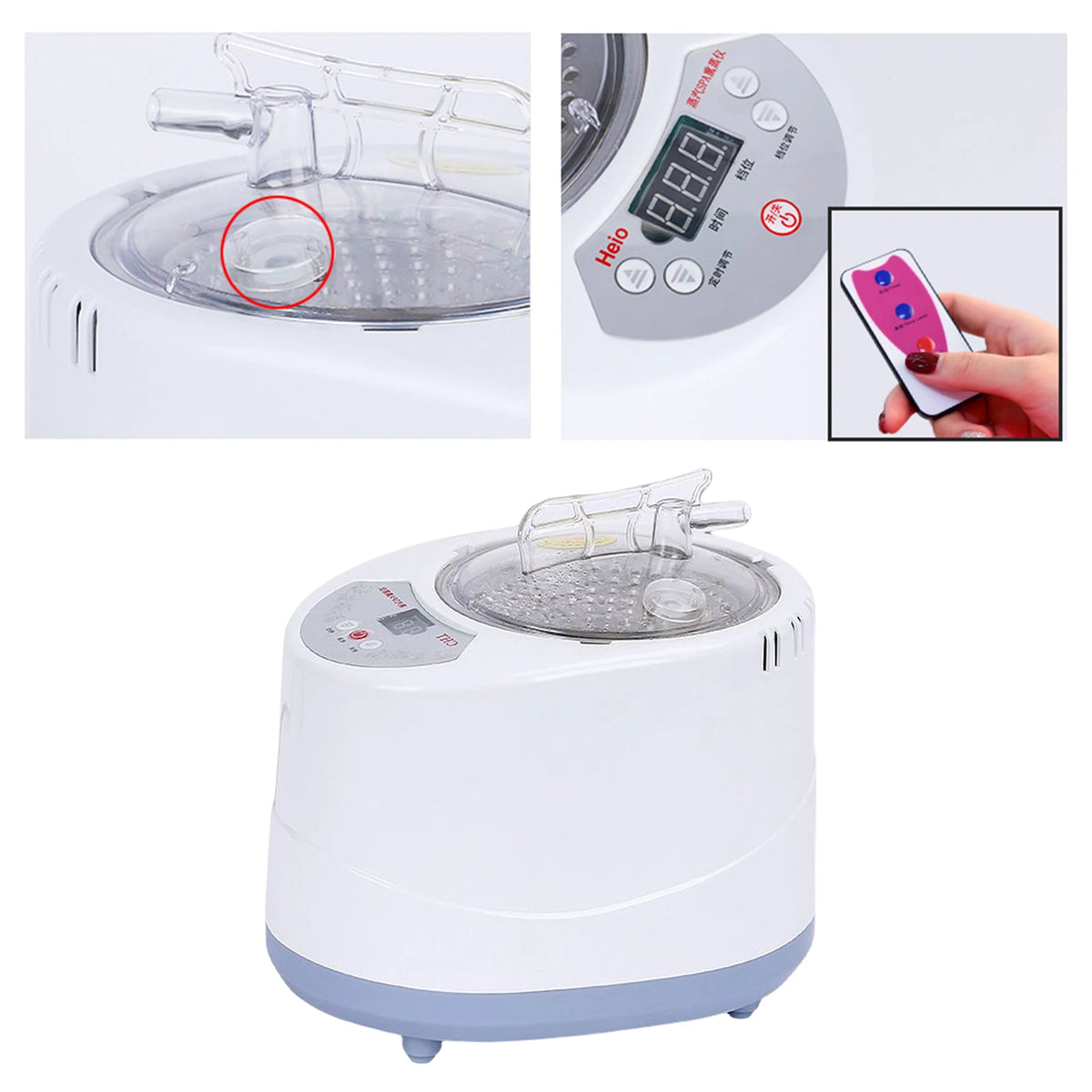 3L Sauna Steamer Pot &ndash; Portable Spa Steam With Timer