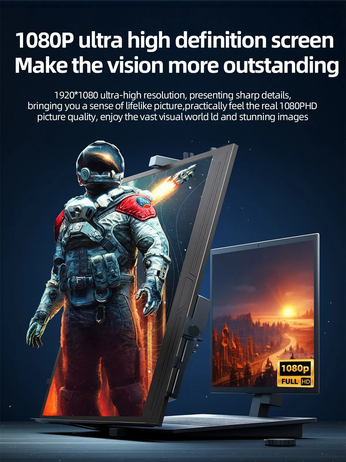 ZSUS 15.6-Inch Portable Monitor &ndash; Full HD 1080P with Low Blue Light