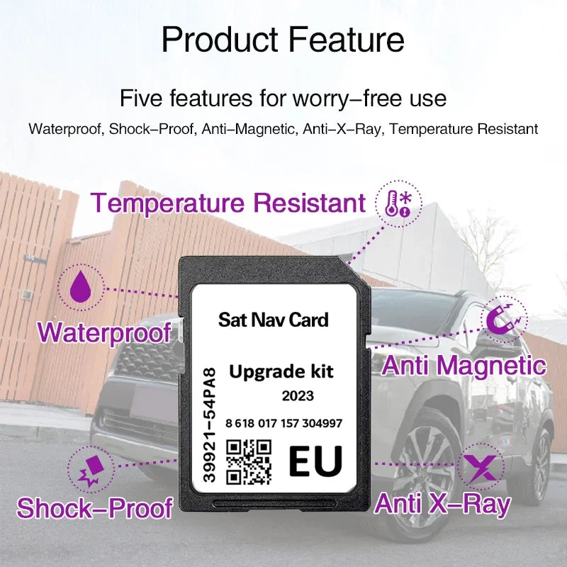 Carte SD Navigation GPS Europe 2023-39921-54PA8 Compatible Suzuki SLDA - Mise à Jour 2023 Pour SX4 S-Cross, Vitara, Ignis, Baleno, Swift