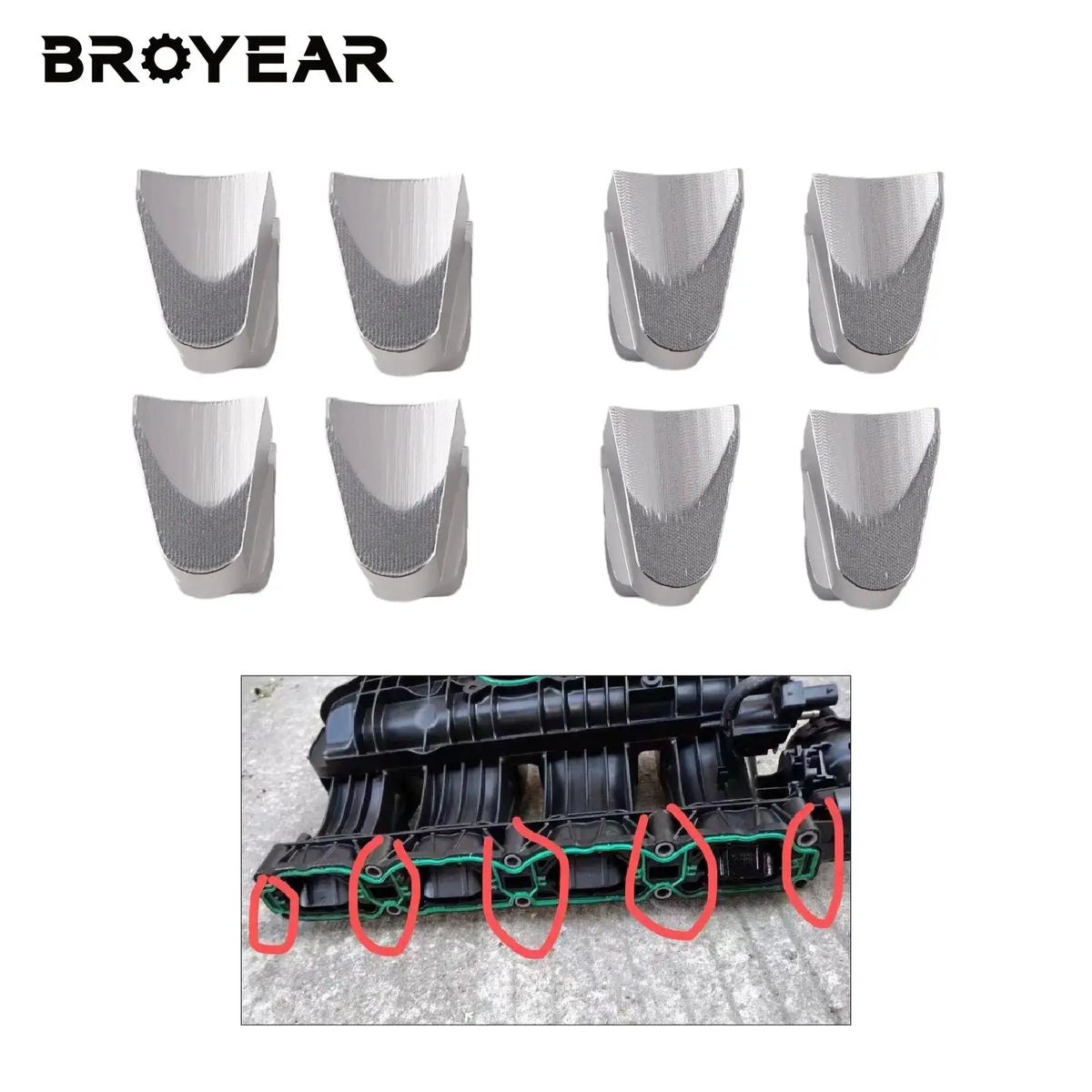 Intake Manifold Flap Delete Aluminum For VW Audi Mk7 Gti Golf R A3 S3 by InterCyprus Trading Ltd