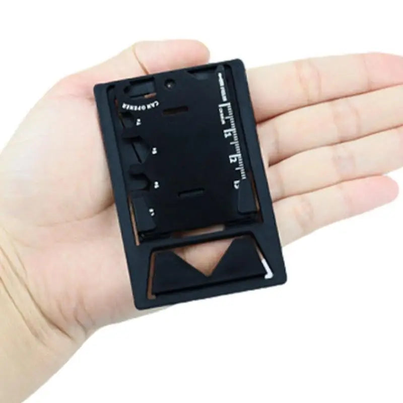 Wallet Multitool Card Multi Purpose Tool Card Camping Multi Tool Can Be Used As Mobile Phone Holder A Bottle Opener Screwdriver