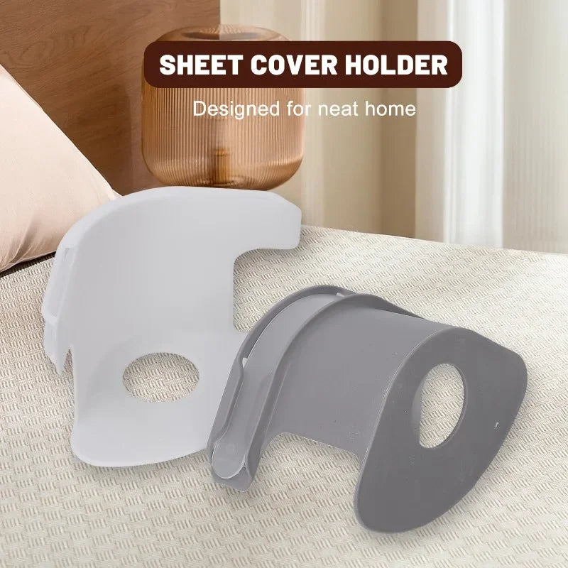 Invisible Bed Sheet Corner Tightener Clips - No-Slip Mattress Fasteners
