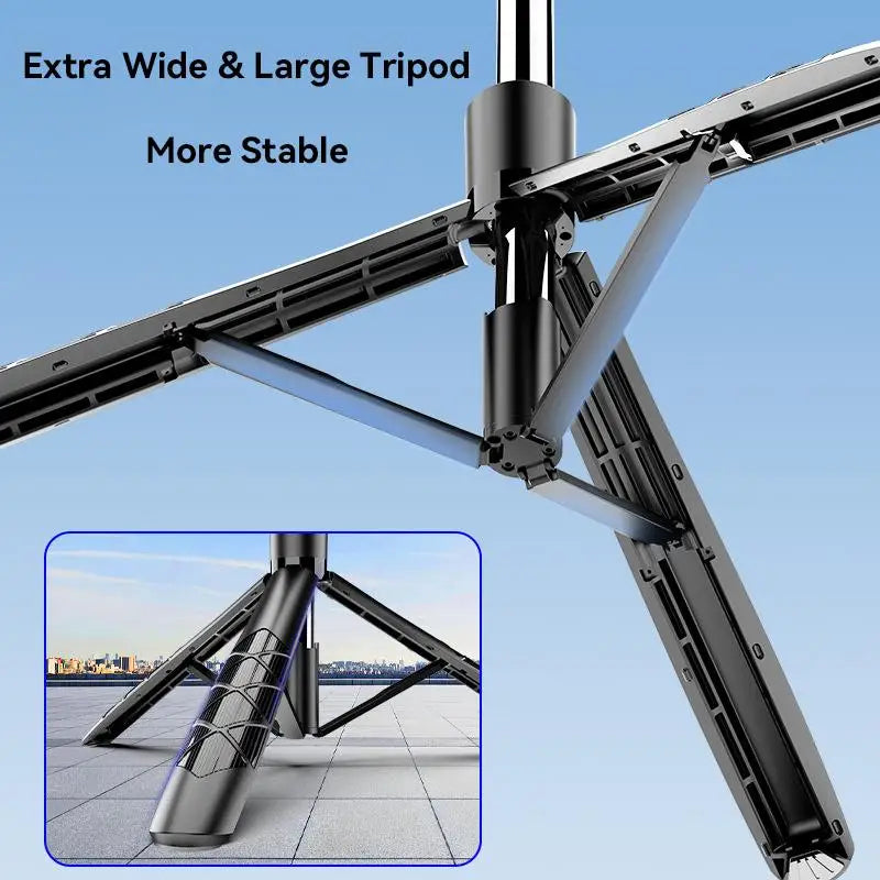 CrownQu Wireless Selfie Stick &ndash; Super Long 1.8m Extendable Tripod