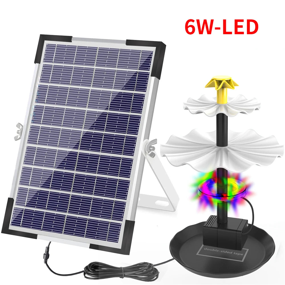 6W/10W Solar Fountain Pump &ndash; Direct Drive Performance 6W-LED