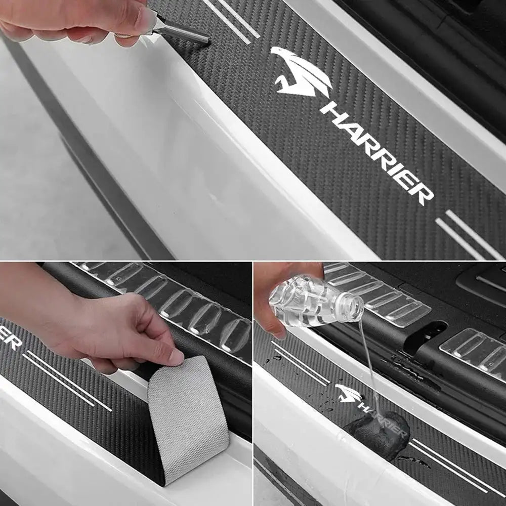 Carbon Fiber Door Sill Guard for Harrier Corolla Rav4 Noah