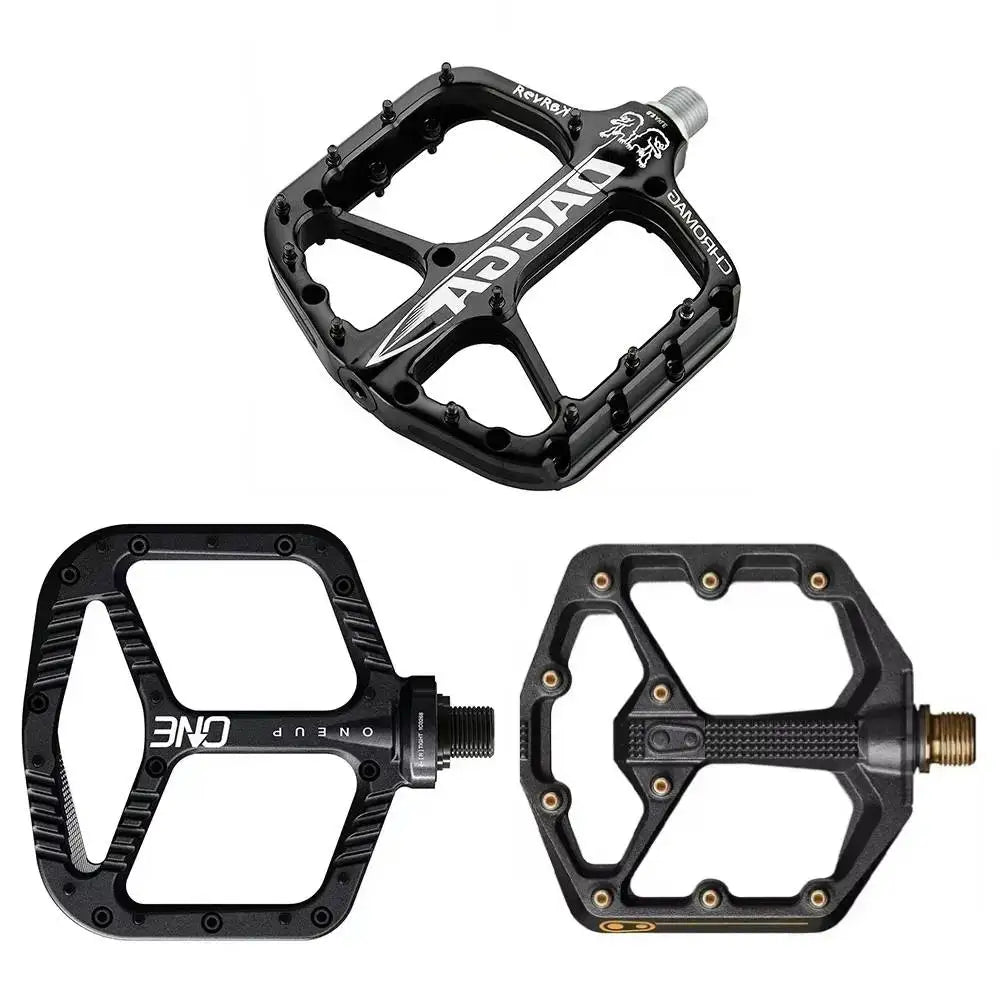 Composite Flat BMX MTB Bike Pedals &ndash; Ultralight Titanium Design