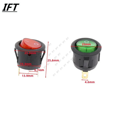 10Pcs KCD1 Rocker Switch &ndash; Illuminated Control for Dashboard Use