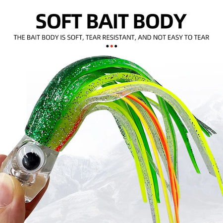 Premium Trolling Skirt Lures for Marlin, Tuna &amp; More - 16cm/25cm