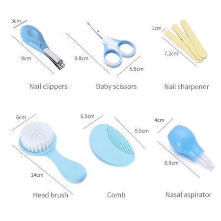 Essential Baby Care Set with Nose Suction Device and Nail Clipper