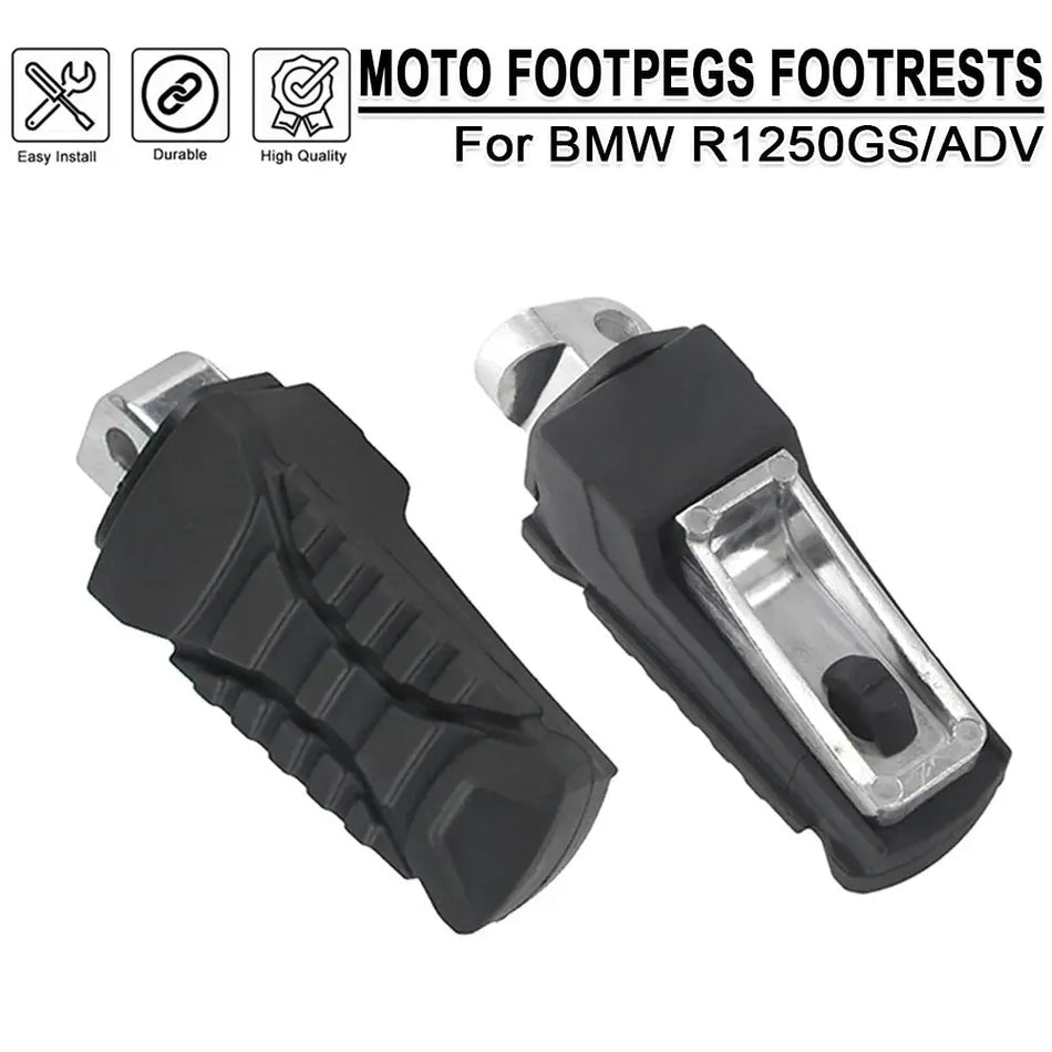 Motorcycle Rear Footpegs Footrests Foot Rest Peg Pedal For BMW R1200GS R1200 GS R1250GS R1250 GS ADV GS1200 Adventure 2018-2022 by InterCyprus Trading Ltd