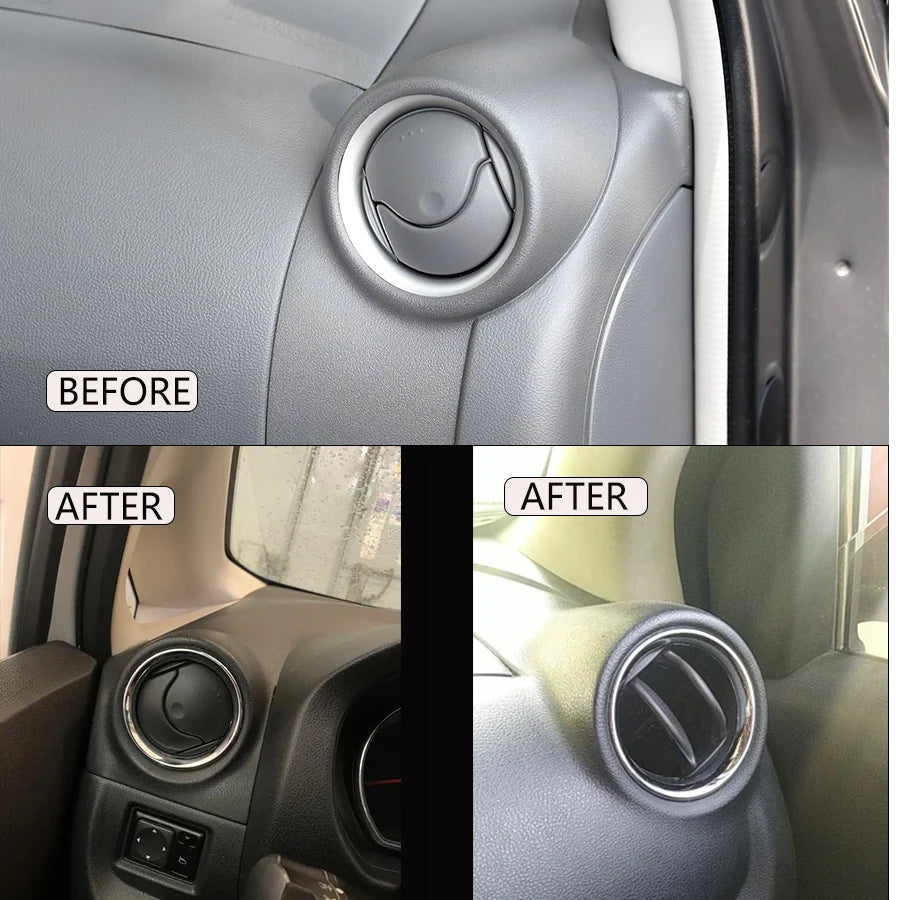 Nissan Micra K13 Vent Ring Cover Trim Fireproof ABS 2pcs
