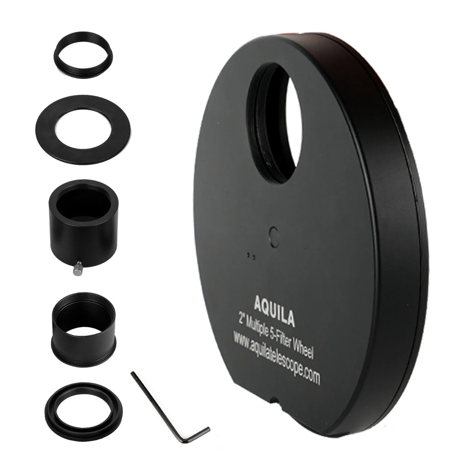 2 Inches Filter Wheel For Telescopes Eyepieces &ndash; 5-Position 2 Inches