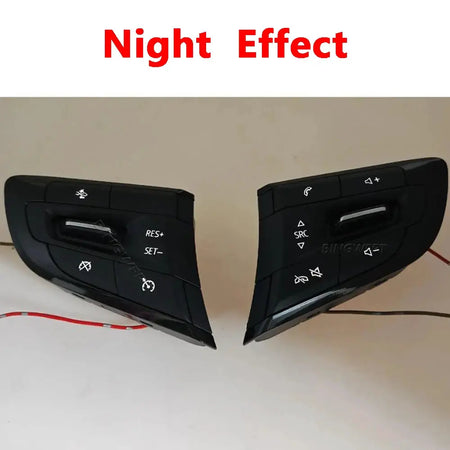 1Pair Steering Wheel Volume Phone Cruise Control Switch Left + Right Button With Backlight For Chevrolet Trax Tracker 2019-2023 by InterCyprus Trading Ltd