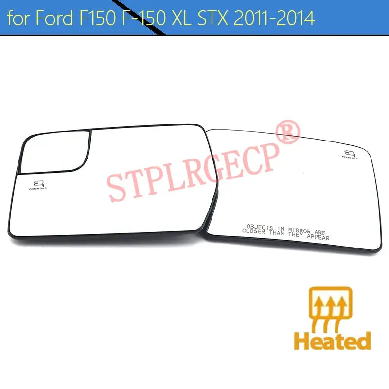 Driver Rearview Side Mirror Lens Door Wing Mirrors Glass with Heating Parts for Ford F150 F-150 XL STX XLT FX2 FX4 2011-2014 by InterCyprus Trading Ltd