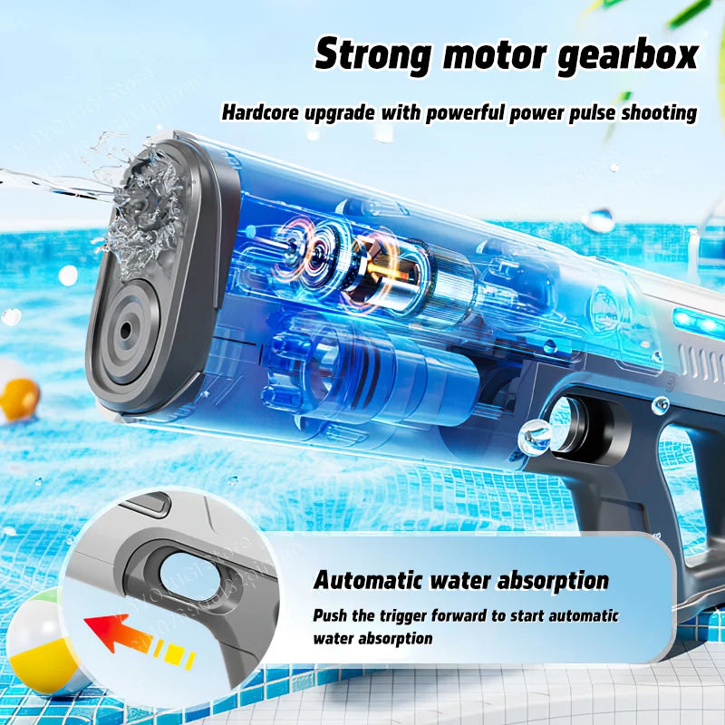 Children's Electric Water Gun - Large Capacity, Fully Automatic, Perfect for Summer Fun