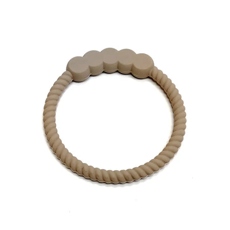 Silicone Animal Teether Set &ndash; Safe and Soothing Designs for Babies Light brown