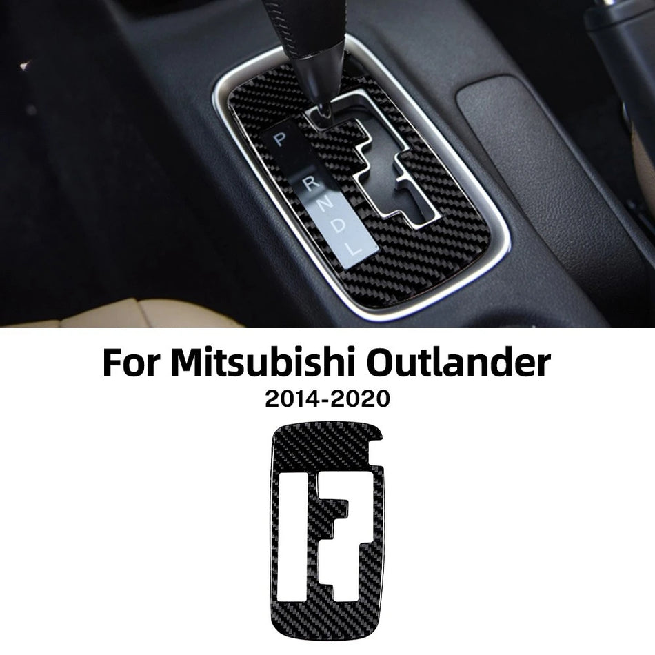 Anglies pluošto pavarų perjungimo apdaila Mitsubishi Outlander 2014-2020 automatinė
