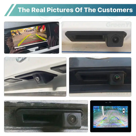 170° AHD 1080P Car Reverse Backup Trunk Handle Trajectory Camera For Audi Q2 Q3 Q5 A5 VW Bora Skoda Kodiaq Kroq Cayenne 2017-22 by InterCyprus Trading Ltd