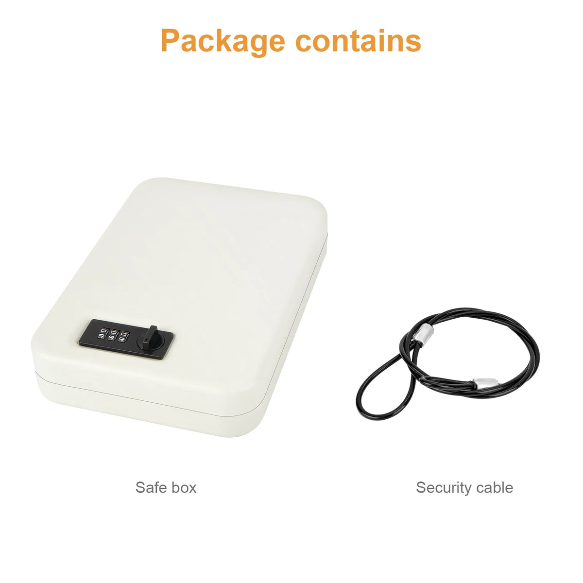 Dialing Wheel Password Gun Safe Box &ndash; Three Digit Security