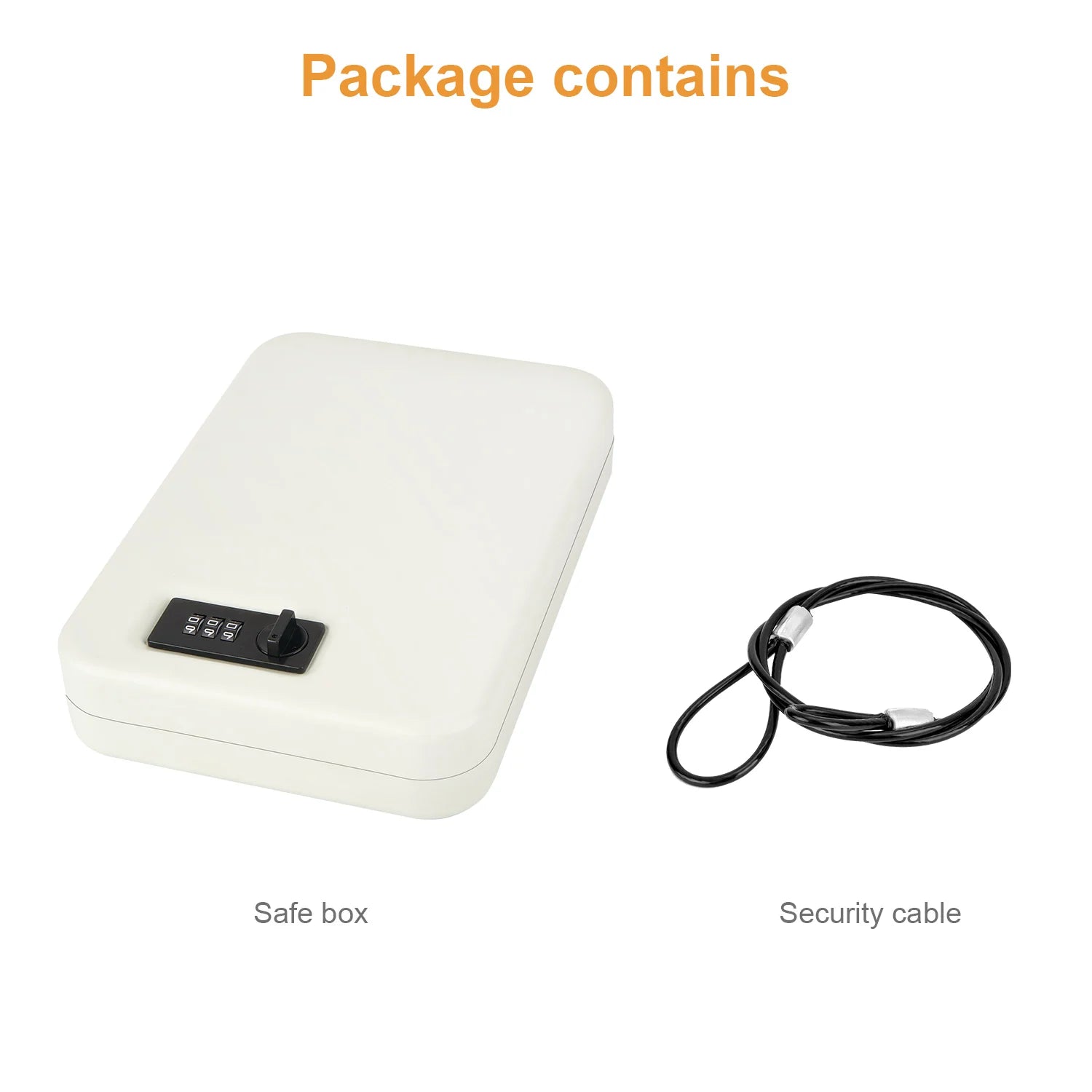 Dialing Wheel Password Gun Safe Box &ndash; Three Digit Security