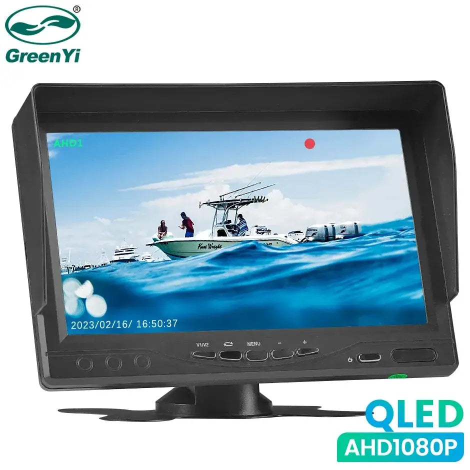 7 Inch Quantum Dot QLED AHD DVR Monitor With 1080P Loop Recording by InterCyprus Trading Ltd