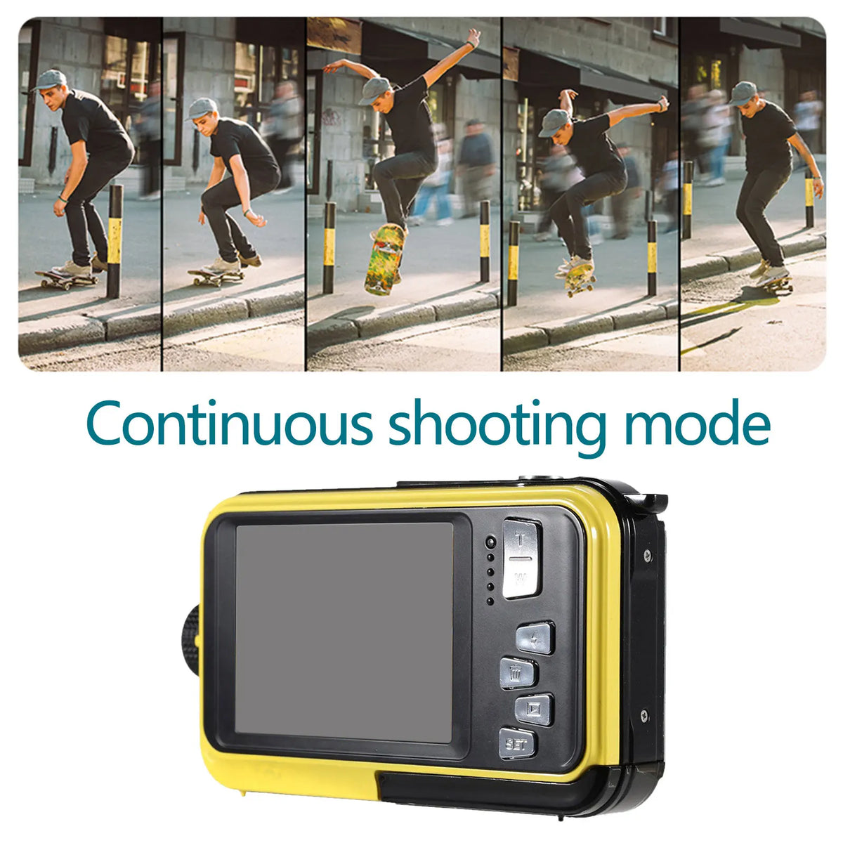 Underwater Camera HD 48MP &ndash; Dual Screen Waterproof Video Recorder