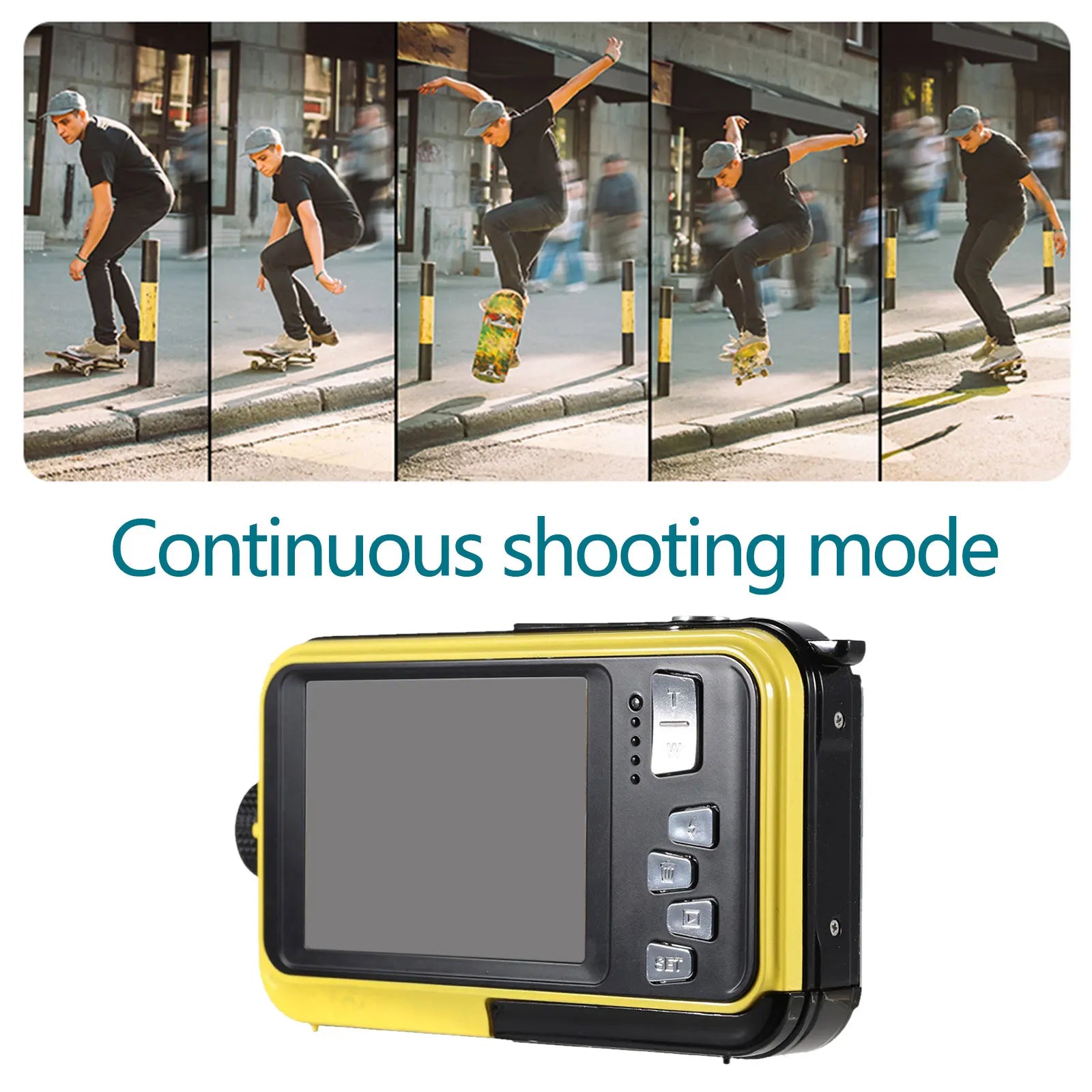 Underwater Camera HD 48MP &ndash; Dual Screen Waterproof Video Recorder