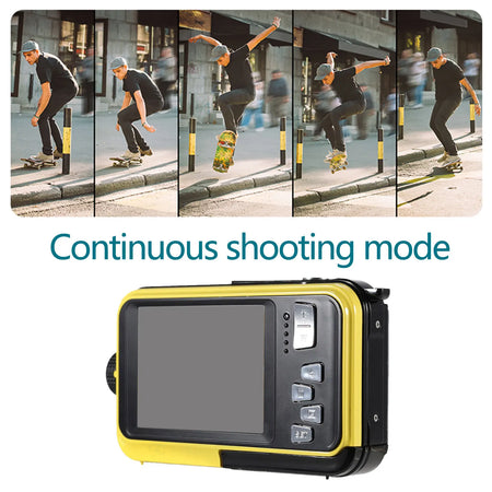 Underwater Camera HD 48MP &ndash; Dual Screen Waterproof Video Recorder