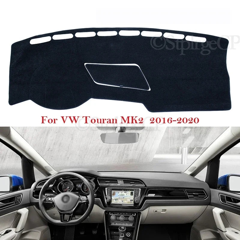 Suojaava UV-suojattu kojelaudankansi Volkswagen Touran MK2:lle