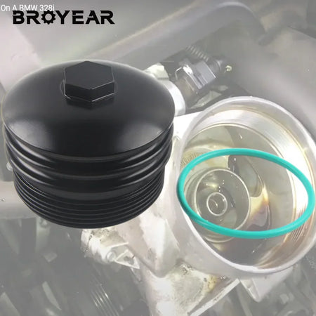 Billet Oil Filter Housing for BMW N20 N52 N54 N55 S55 by InterCyprus Trading Ltd