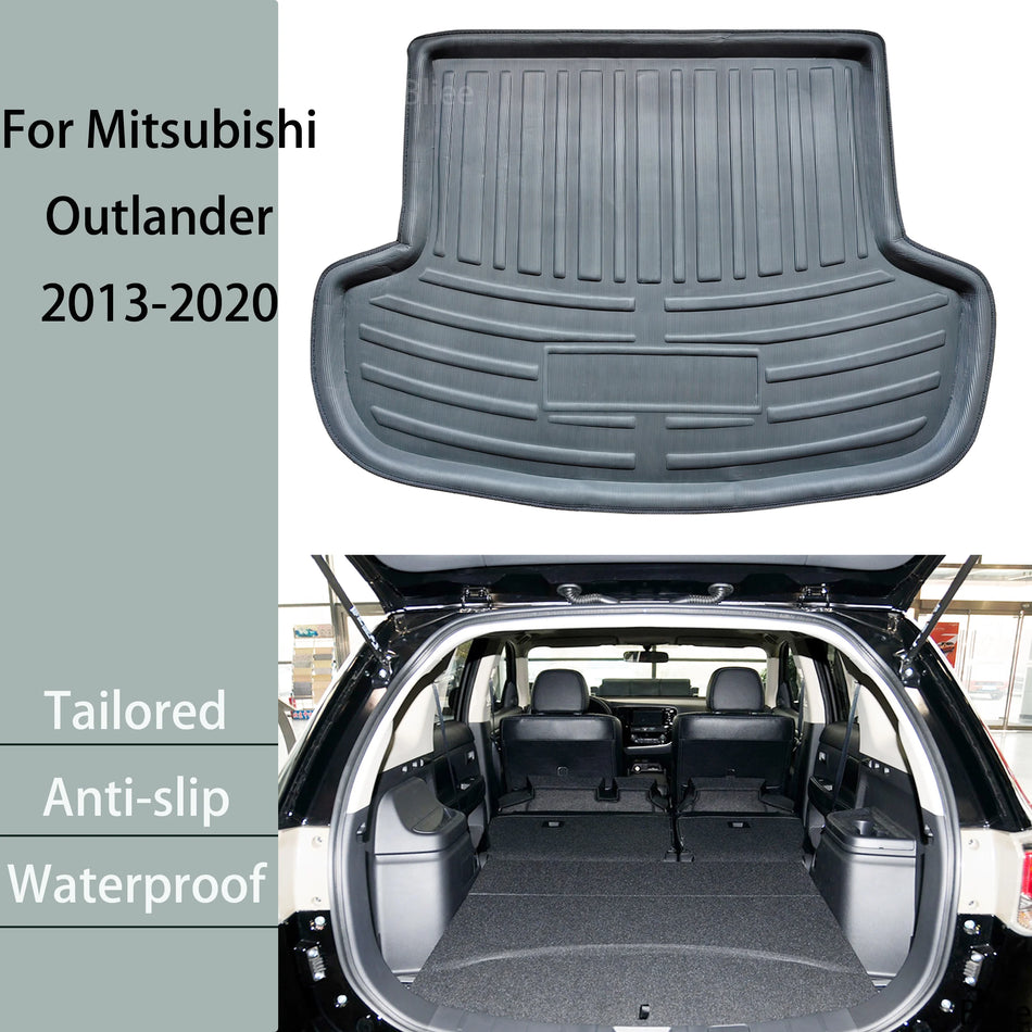 Mitsubishi Outlander Bagagerumsmatta Lastskydd Boot Golvbricka