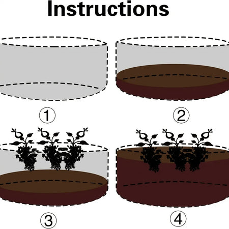Durable Breathable Grow Bag for Easy Vegetable Gardening