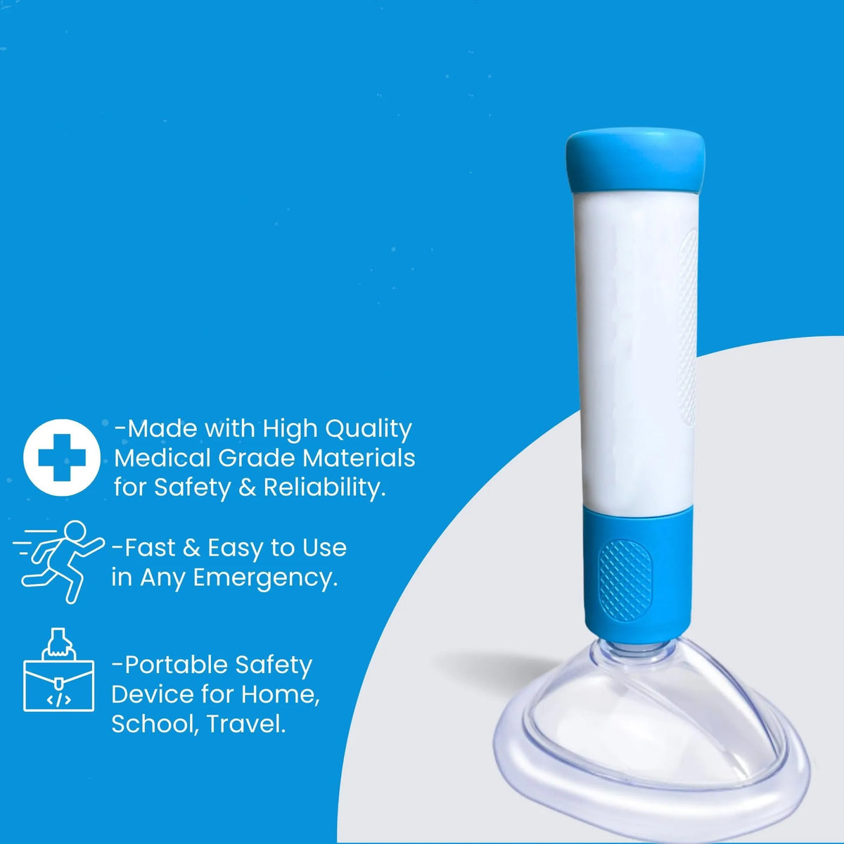 Anti Choking Rescue Device Kit - CPR Training Mask