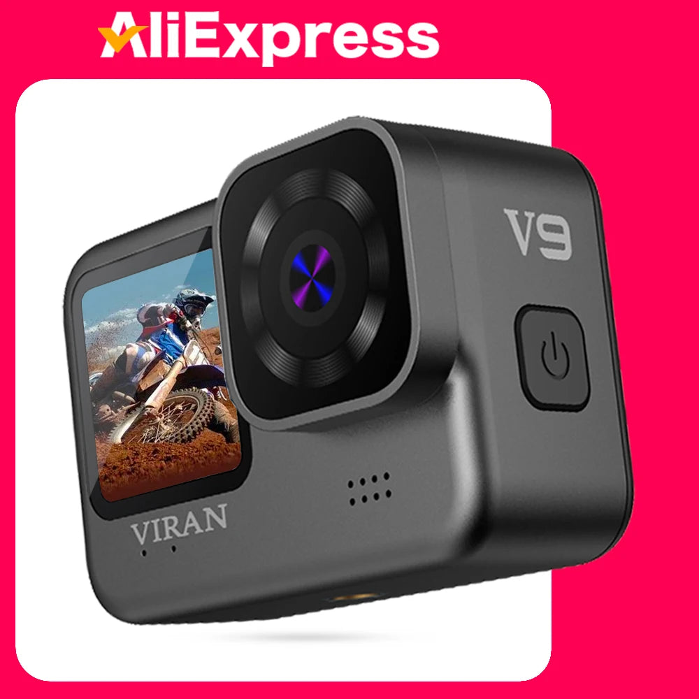 NEW CERASTES V9 4K WiFi Action Camera &ndash; Waterproof with Remote Control