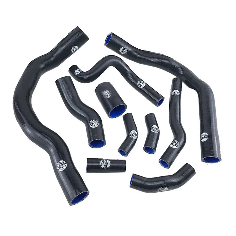 Radiator Hose Kit For BMW Mini Cooper S R52 R53 (01-06) Silicone 10-Piece Red Blue Black