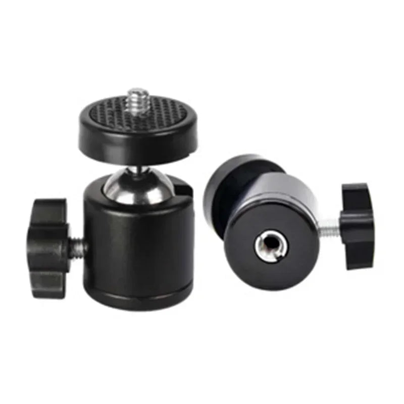 360&deg; Swivel Tripod Ball Head for DSLR &amp; Action Cameras